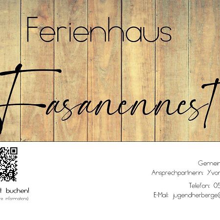 Ferienhaus Fasanennest Uelsen Экстерьер фото